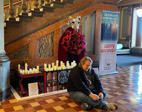 Capitol Notebook: Satanic Temple display at Iowa State Capitol ...