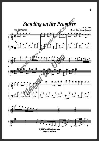 Standing on the Promises | SacredSheetMusic.com