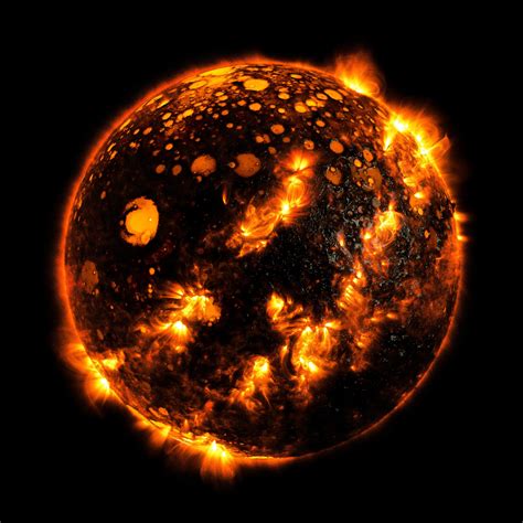 Sun photo, space, space art, Sun, planet HD wallpaper | Wallpaper Flare