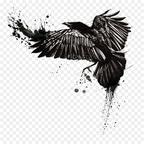 Free Raven Silhouette Tattoos, Download Free Raven Silhouette Tattoos png images, Free ClipArts ...