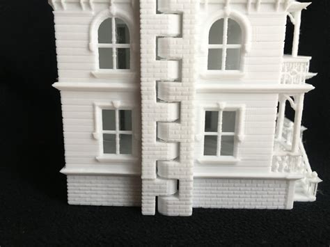 Miniature HO Scale Victorian Mansion French Empire House Architecture ...