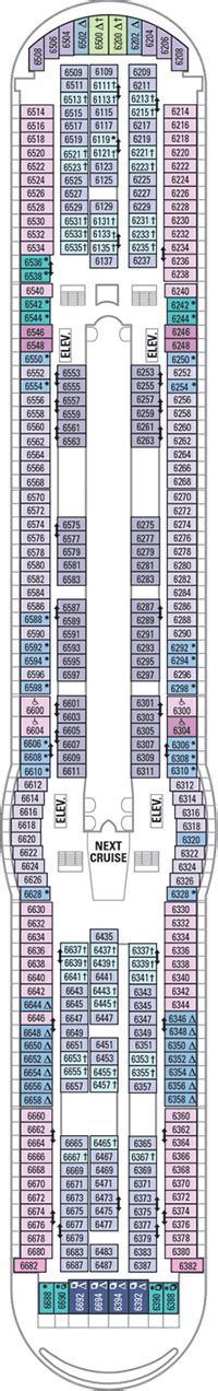 Explorer of the Seas Deck plan & cabin plan