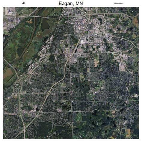 Aerial Photography Map of Eagan, MN Minnesota