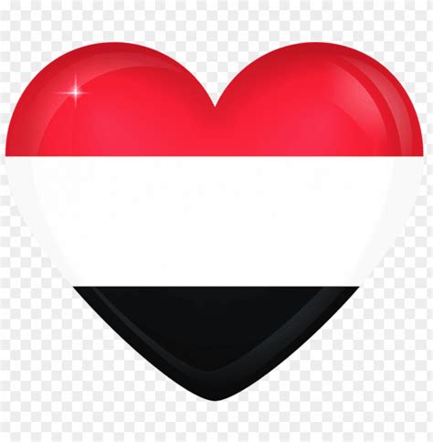 Free download | HD PNG yemen large heart flag clipart png photo - 60811 | TOPpng