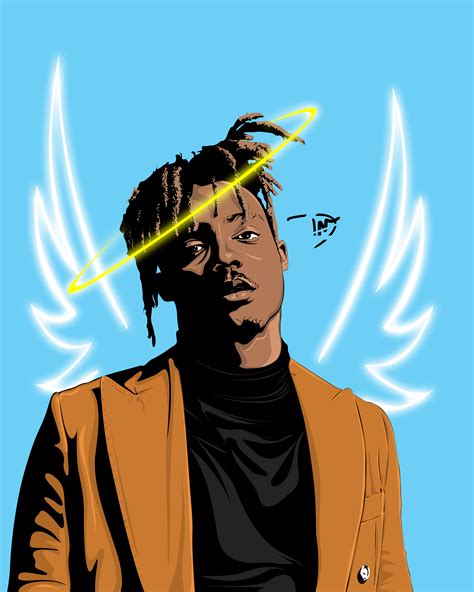 Juice Wrld Vector Illustration.