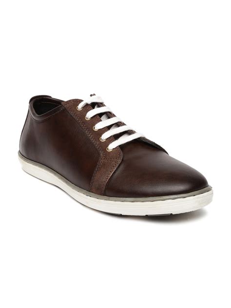 Buy Bata Men Brown Sneakers - Casual Shoes for Men 1879521 | Myntra