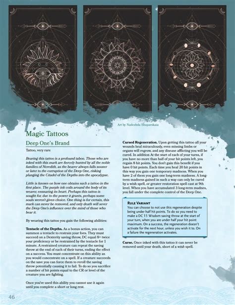 Guide to the Abyssal Depths - A Massive Aquatic Supplement for DnD 5e ...