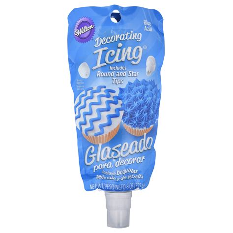 Wilton Icing Pouch with Tips, Blue - Walmart.com