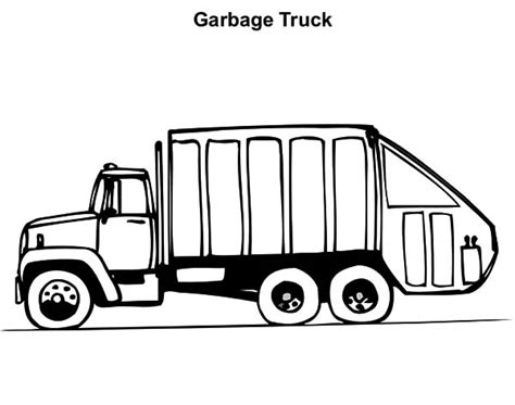 Garbage Truck Coloring Pages - ClipArt Best