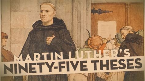 Do You Know About The 95 Theses Of Martin Luther?