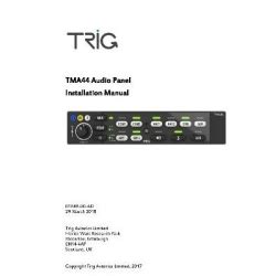 Trig TMA44 Audio Panel Installation Manual 01849-00-AD ...