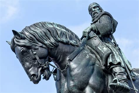 Equestrian Statue of Jan Zizka in Prague Stock Photo - Image of famous ...