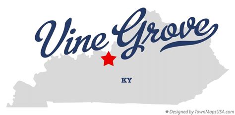 Map of Vine Grove, KY, Kentucky