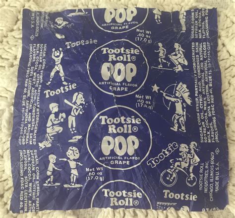 Printable Tootsie Roll Wrapper