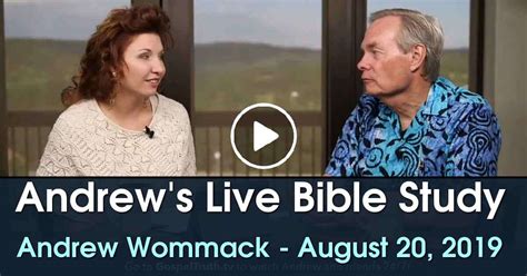 Andrew Wommack - August 20, 2019 - Andrew's Live Bible Study