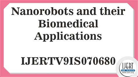 Nanorobots and their Biomedical Applications - YouTube