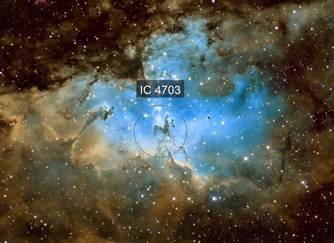 M 16 Eagle Nebula / Pillars of creation in SHO Hubble Palette (Thomas ...