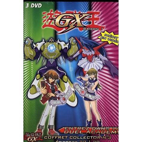 COFFRET 3 DVD YU-GI-OH GX Saison 1, Vol. 03 en dvd manga pas cher - Cdiscount