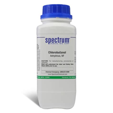 Chlorobutanol, Anhydrous, NF, 98-100.5%, Spectrum | Fisher Scientific