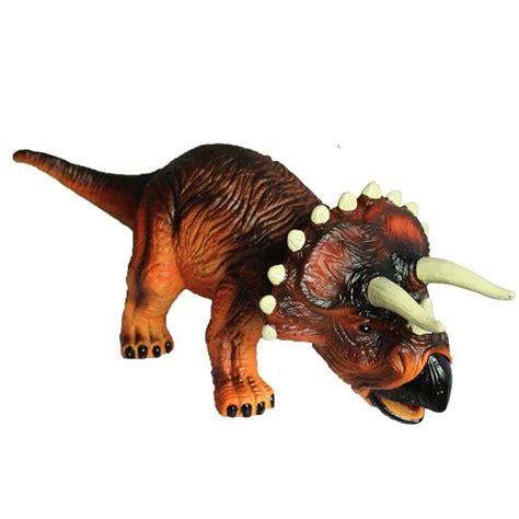 14" Big Dinosaur Toys Kids Realistic Triceratops with Sound Toy ...