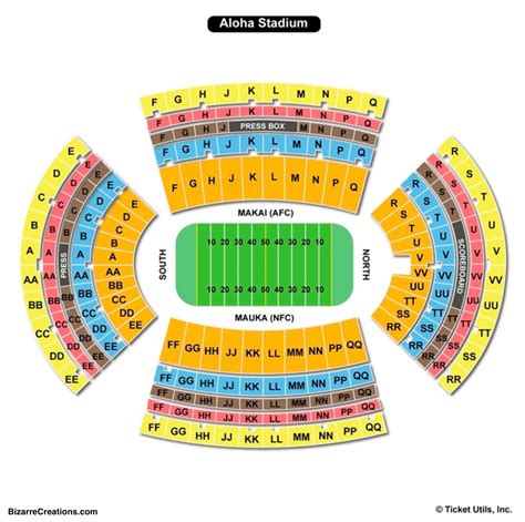 Aloha Stadium Seating Chart - Stadium Seating Chart