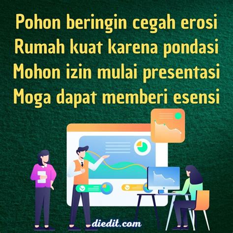 130 Pantun Pembuka Presentasi yang Menarik dan Lucu | diedit.com