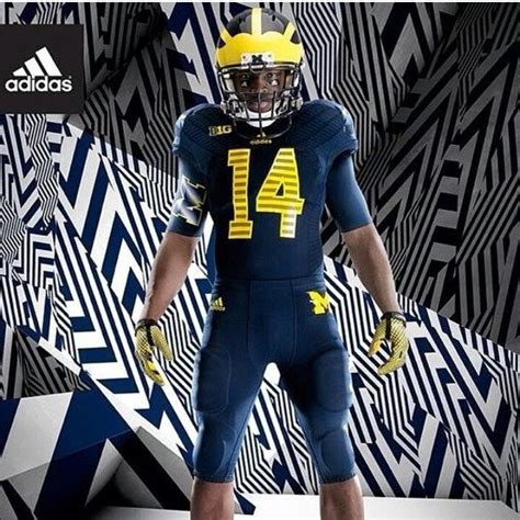 Michigan new uniforms 2014 season all blue | Football uniforms ...