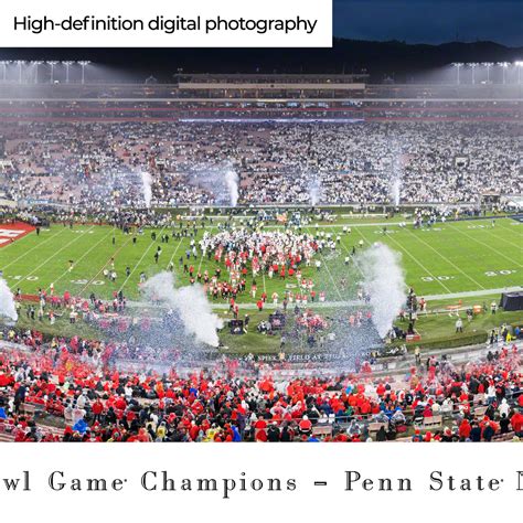 2023 Rose Bowl Game - Victory Celebration Panoramic Picture - X