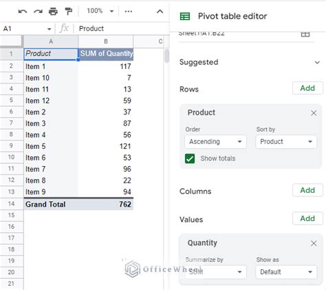 Find the Top 10 Values in a Google Sheets Pivot Table (2 Easy Examples) - OfficeWheel