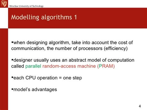 Parallel algorithms