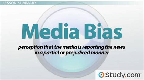 Media Bias Definition, Types & Examples - Video & Lesson Transcript ...