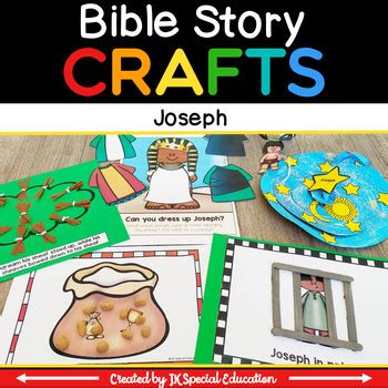 Joseph and his brothers craft set | Bible story activities Joseph's dreams