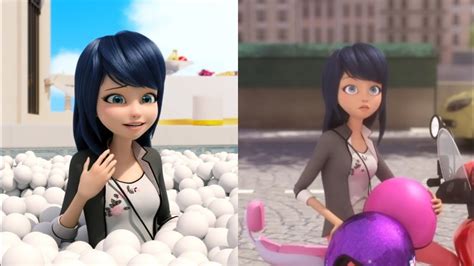 marinette with her hair down (updated) - YouTube