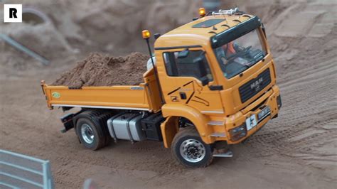 AWESOME RC TRUCK MAN 4x4 AT THE CONSTRUCTION SITE - ScaleART - YouTube