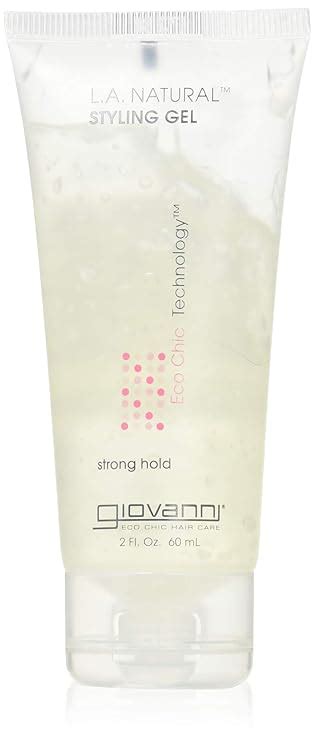 Amazon.com : GIOVANNI COSMETICS L.A. Natural Styling Gel - Strong Hold, Eco Chic Technology ...