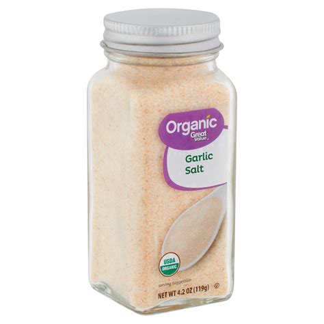 Great Value Organic Garlic Salt: Nutrition & Ingredients | GreenChoice