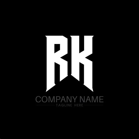 RK Letter Logo Design. Initial letters RK gaming's logo icon for technology companies. Tech ...