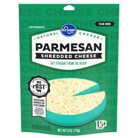 Kroger® Parmesan Shredded Cheese, 6 oz - Kroger