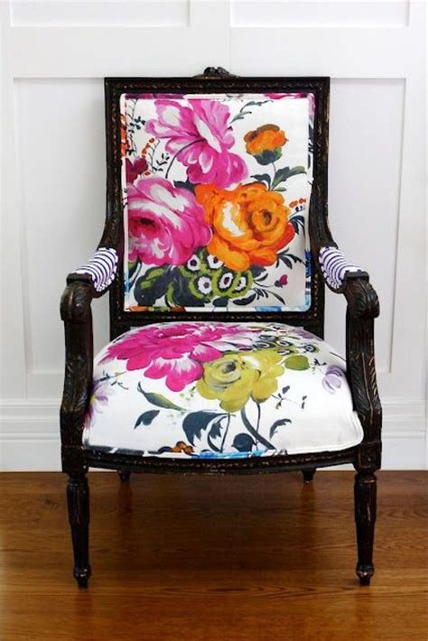 Ten Ways to make a “Granny Chair” Look Hip | Floral chair, Decor, Redo furniture