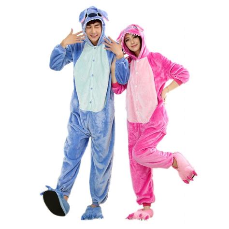 Stitch Onesie Pajamas Animal Costumes For Women & Men | Pajamas women, Pajama set women, Animal ...