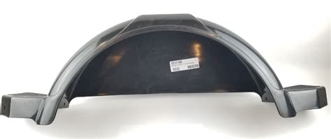 Shorelander 7211103 Left Side Black Poly Trailer Fender for 13" Tires - 9" Width-3/4 inch Hole ...