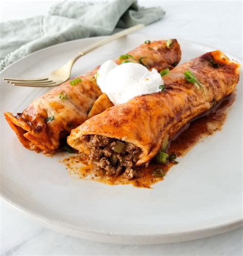 Ground Beef Enchiladas - Amanda Cooks & Styles