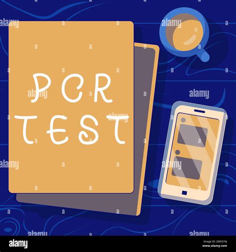 Text sign showing Pcr Test. Internet Concept qualitative detection of viral genome within the ...