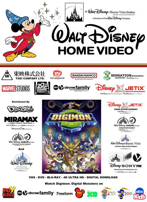 Digimon The Movie - Walt Disney VHS 2023 by AirSharkSquad on DeviantArt