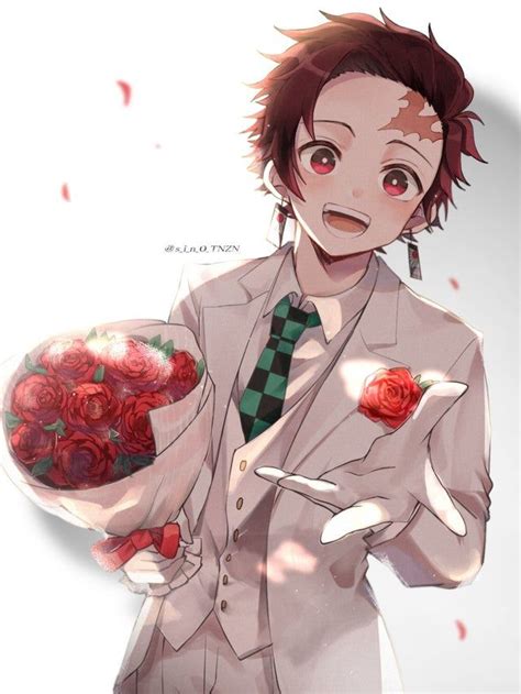 Tanjirou's Wedding Suit [@s_i_n_0_TNZN] - KimetsuNoYaiba | Anime, Dễ ...