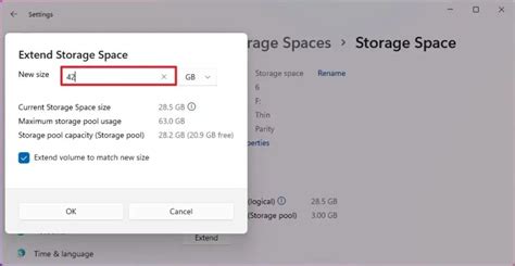 How to extend volume in Storage Spaces on Windows 11 - Pureinfotech