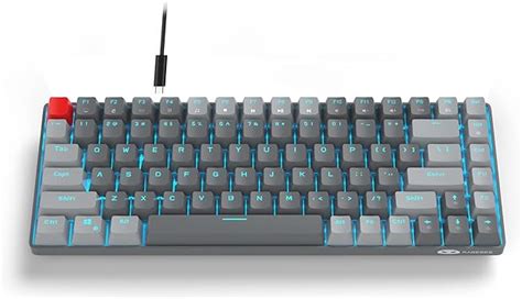 Amazon.com: MageGee 75% Mechanical Keyboard, Wired Gaming Keyboard with Blue Switches and Ice ...