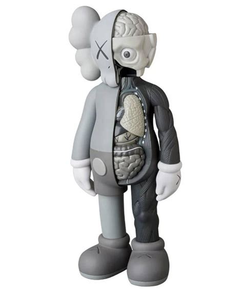 KAWS - KAWS Grey Flayed Companion (Kaws dissected companion), Sculpture For Sale at 1stdibs