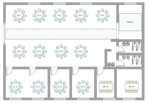 Restaurant Drawings | Restaurant Layout Drawings | Restaurant Drawing ...