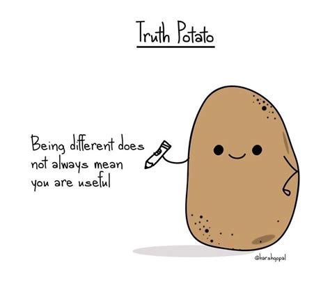 Pin by LVP on truth potato | Potato meme, Potato quotes, Cute potato